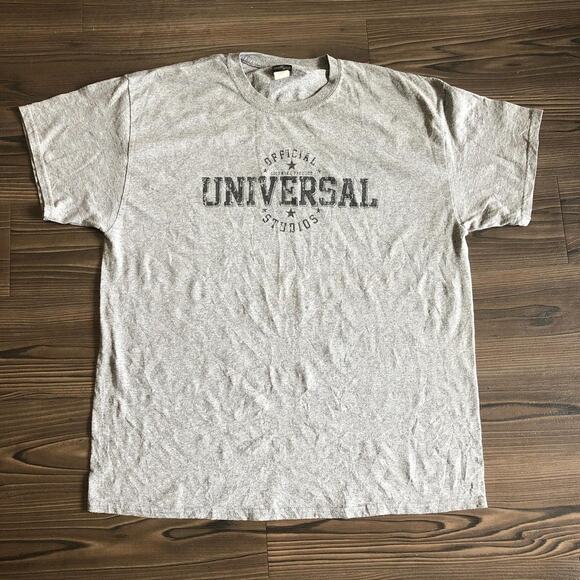 Men’s Grey Universal Studios Graphic Logo Tee - Picture 1 of 5
